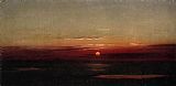 Martin Johnson Heade Sunset of the Marshes painting